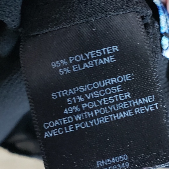 Robbi & Nikki Floral Tank Top w/Faux Leather Strap - Picture 8 of 8